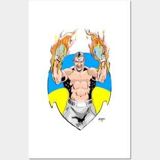 Usyk fire Posters and Art